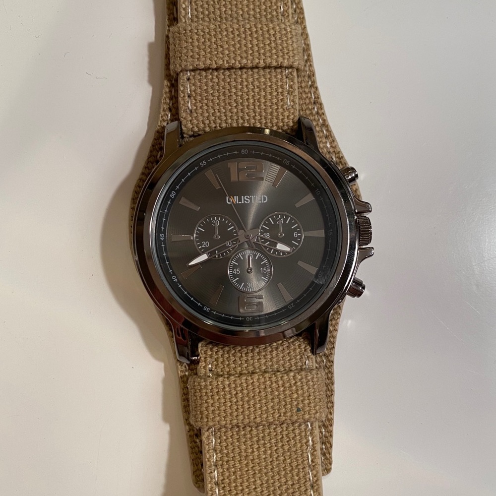 unlisted kenneth cole khaki watch
